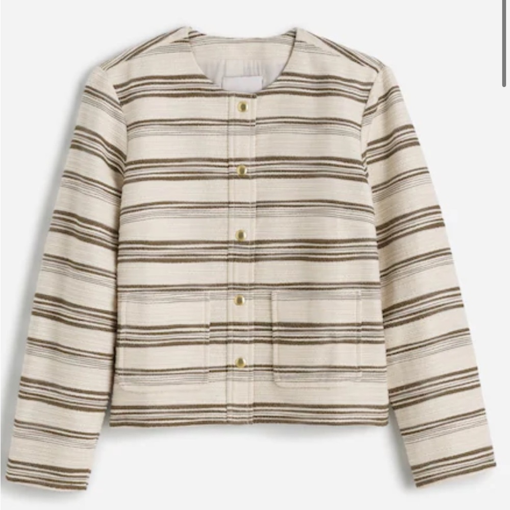 Madewell women’s Striped Jacket